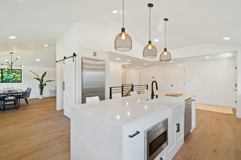 Modern kitchen remodel by YEB Builders